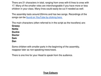 PSHE + Plants Assembly Script and Songs