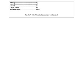 Written Response to an extract from 'Thing Fall Apart' by Chinua Achebe