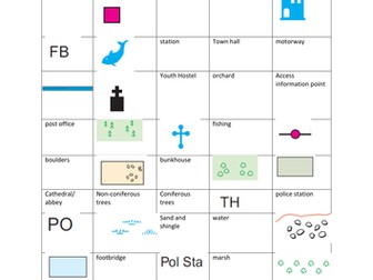 Map symbols activities