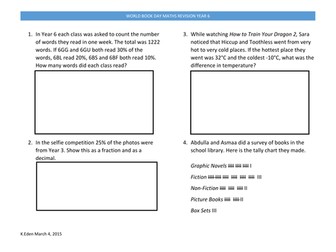 Maths Revision for Year 6