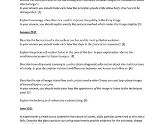 Written questions in G485