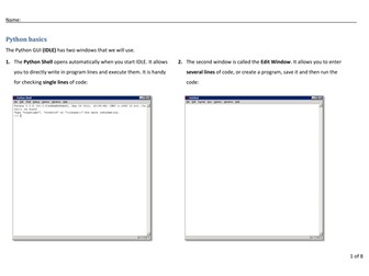 Introduction to programming with Python 3 & Turtle Graphics