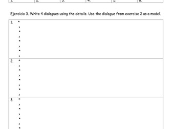 Viva 1 - Module 1 Mi vida End of unit assessment answer sheet