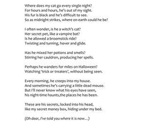 Paul Delaney's new poetry for KS1/2
