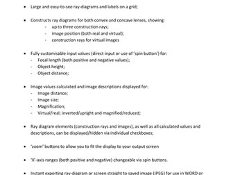 Ray diagram Creator (Full version)
