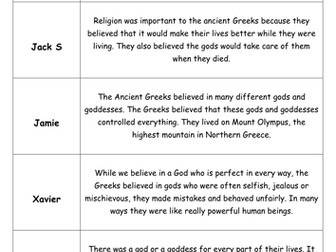 Ancient Greek Gods Assembly