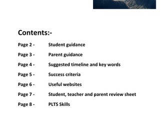 Rocks and rock cycle home learning project