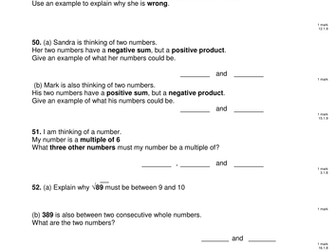 KS2 Number level 6