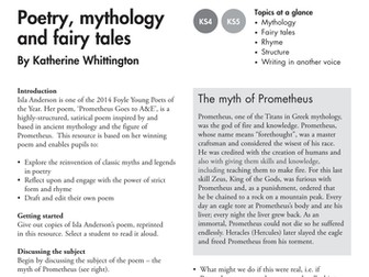 Foyle Lesson Plan: Poetry, mythology and fairy tales