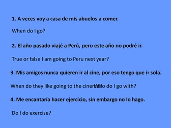 Speaking revision game