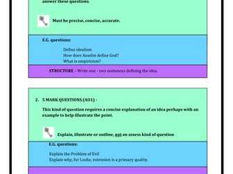 2015 AQA SPEC PHILOSOPHY EXAM GUIDE