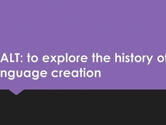 History of Language