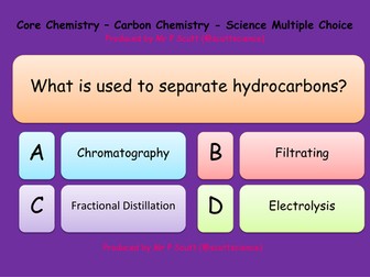 Carbon Chemistry Multiple Choice Quiz