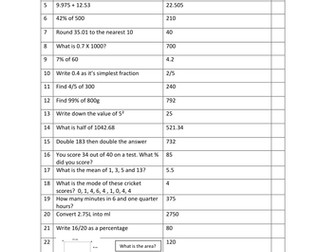 Maths Challenge