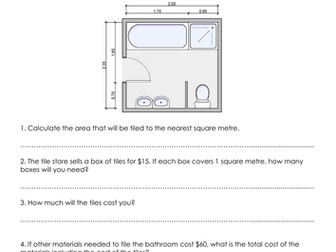 Tiling a Bathroom Activity