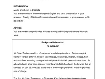 GCSE Business and Communications Unit 9