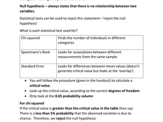 Statistics in Biology 