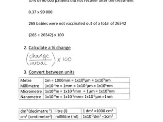 Maths for AS Biology AQA