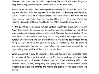 Autobiographical Story