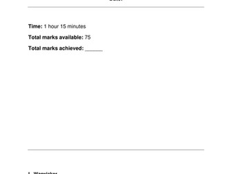 GCSE Maths Revision Booklets: Data Handling