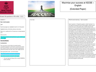 IGCSE English Revision Guide - Exam Success