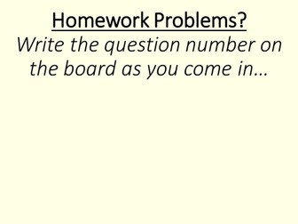 AQA Further Maths Level 2 GCSE Lessons