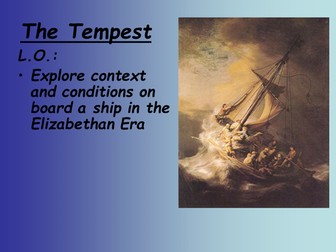 The Tempest: Introductory Resources