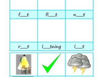 Phonics worksheet - igh -