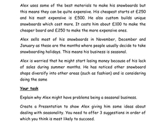 Business Seasonality