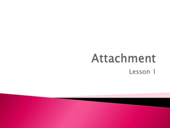 AS PSYCHOLOGY ATTACHMENT
