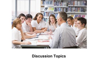 PSHE Stimuli for discussion topics