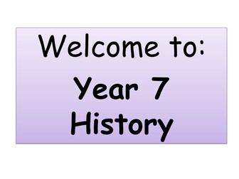 First lesson of Secondary History