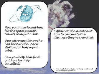 Circumference and intro to arc w/ Space context (Full Lesson)