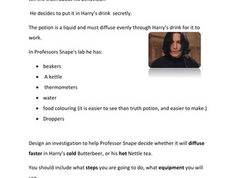 Diffusion Harry potter