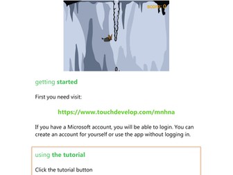 10 programming tutorials for TouchDevelop