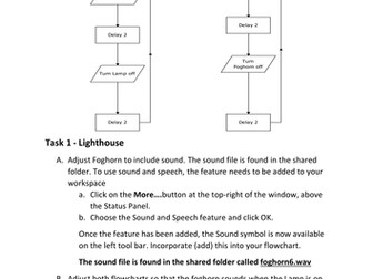 Controlling Lighthouse flashing sequence in Flowol 
