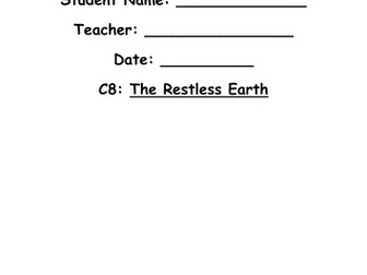 Restless Earth Support Booklet
