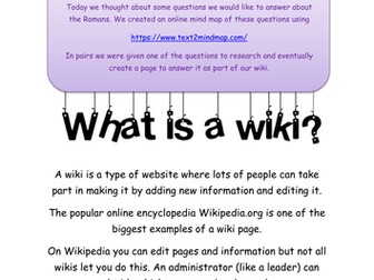 Year 4 ICT - Create a Wiki Unit