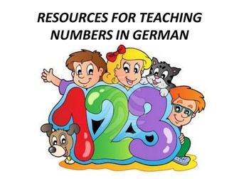NUMBERS IN GERMAN