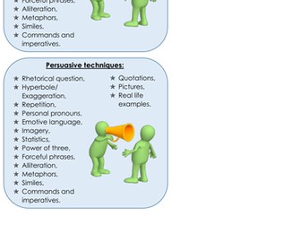 Persuasive techniques cards