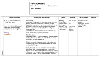 Viking Lesson Plans