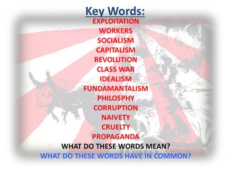 Animal Farm Introductory Lesson