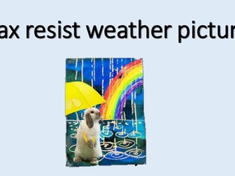 Wax resist weather pictures