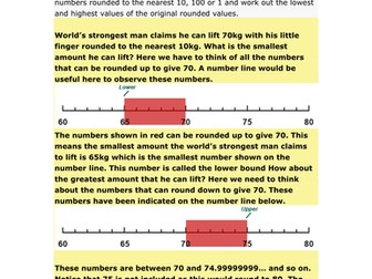 upper and lower bounds