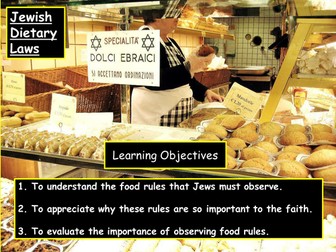 KS3 Judaism  - Kosher food