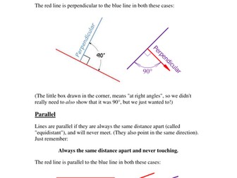 perpendicular and parallel lines