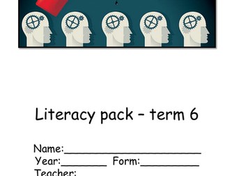 Literacy Homework Booklet term 6