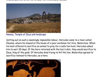 The Labours of Heracles texts and pictures