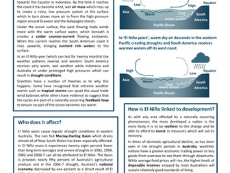 60 Second Guide - El Nino and Development