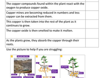 Phytomining Starter activity sequence
